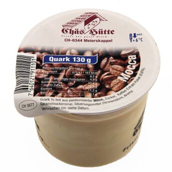 Mocca-Quark von der Chäs Hütte in Meierskappel